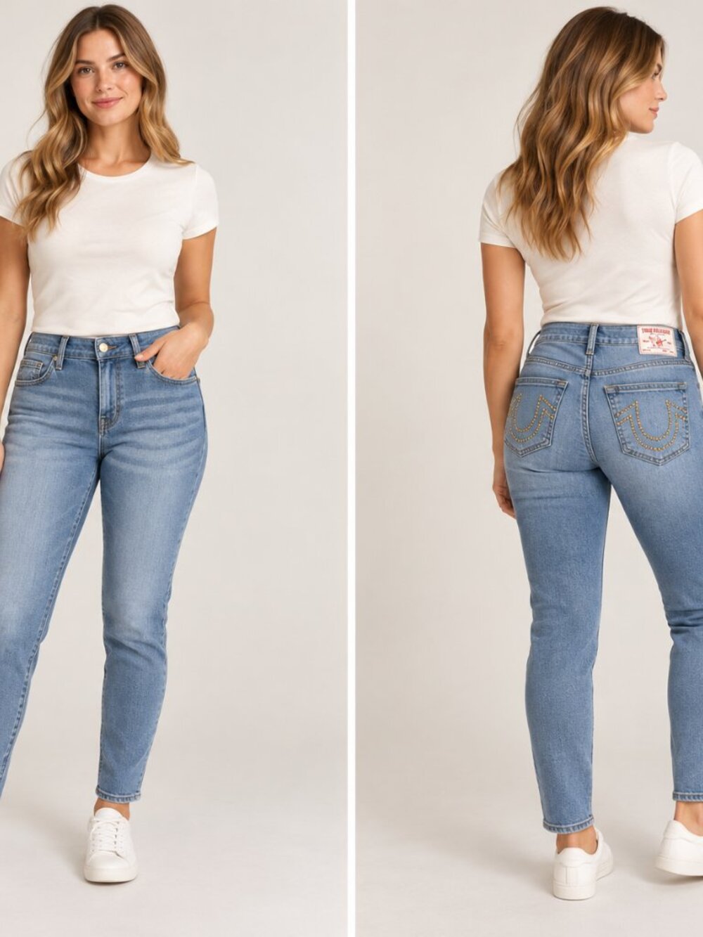 True Religion Jennie Curvy Mid Rise Skinny Jeans – Women’s Size 29